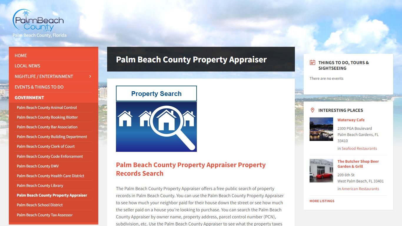 Palm Beach County Property Appraiser - Free Property Records Search